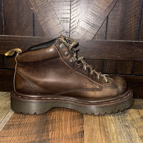Vintage Dr. Martins- Made In England- Airwair W/Bouncing Soles Boots Size 5 MIL - Picture 5 of 14
